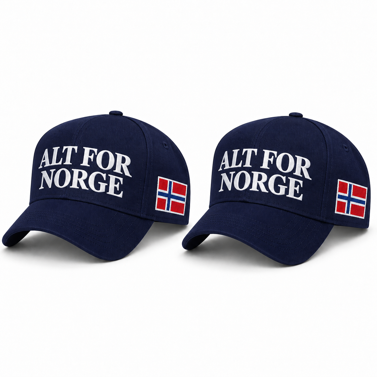 Alt For Norge - Blå caps 2-pack